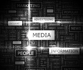 Modern vocabulary concept template background vector 03