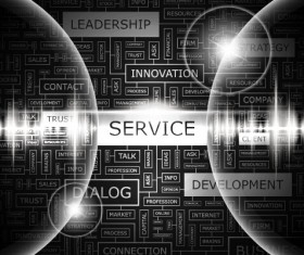 Modern vocabulary concept template background vector 13