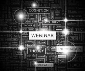 Modern vocabulary concept template background vector 15