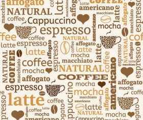 Natural coffee creative background vector 04