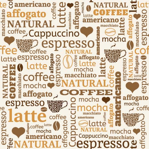 Natural coffee creative background vector 04