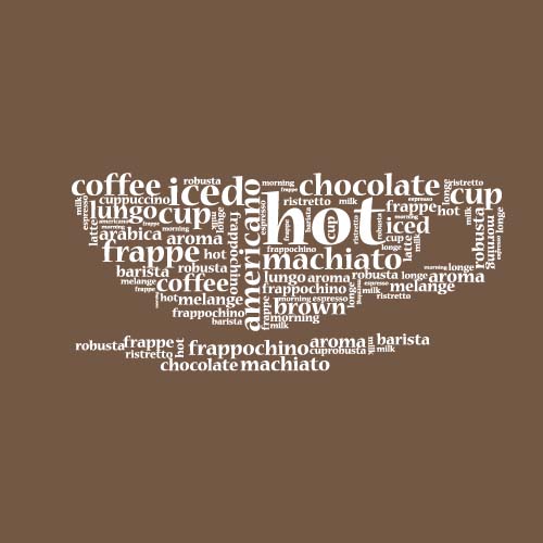 Natural coffee creative background vector 07