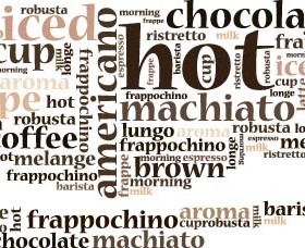 Natural coffee creative background vector 08