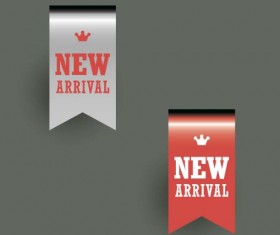 New labels design material vector 01