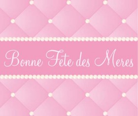 Pink sofa pattern with pearls vector