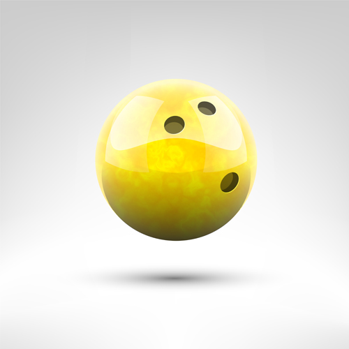 Realistic bowling ball vector design 10