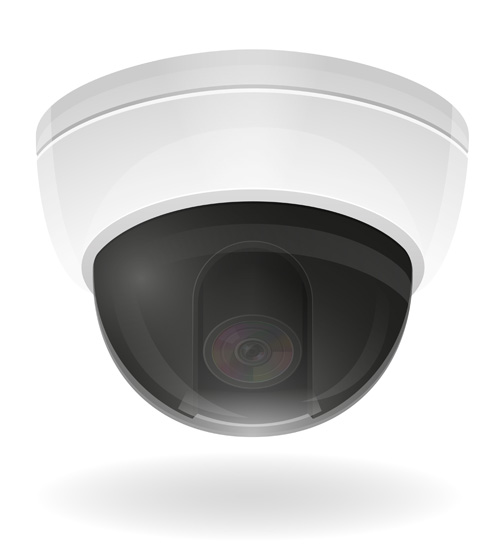 Realistic video surveillance vector material 02