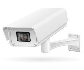 Realistic video surveillance vector material 04