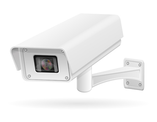 Realistic video surveillance vector material 04