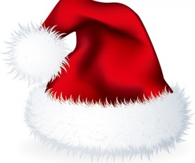Vector 2016 christmas hat material set 01