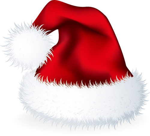 Vector 2016 christmas hat material set 01 free download