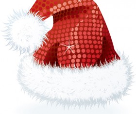 Vector 2016 christmas hat material set 03