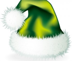 Vector 2016 christmas hat material set 05