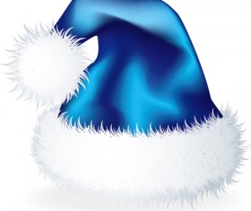 Vector 2016 christmas hat material set 08