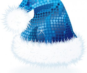 Vector 2016 christmas hat material set 09