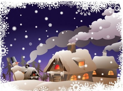 Winter Christmas Vector vector