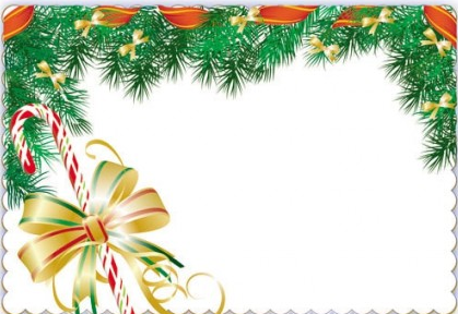 Christmas elements greeting card vector