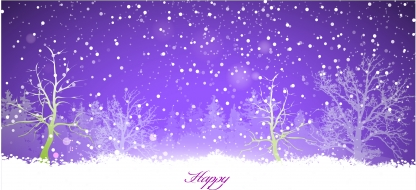 Forest christmas background  vector