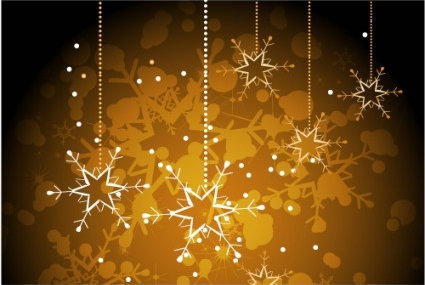 Stars ornamental christmas vector design