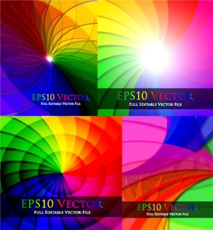 Shining spiral background vector