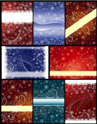 snowflake christmas background  vector