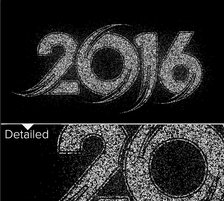 2016 new year design black  vector 01