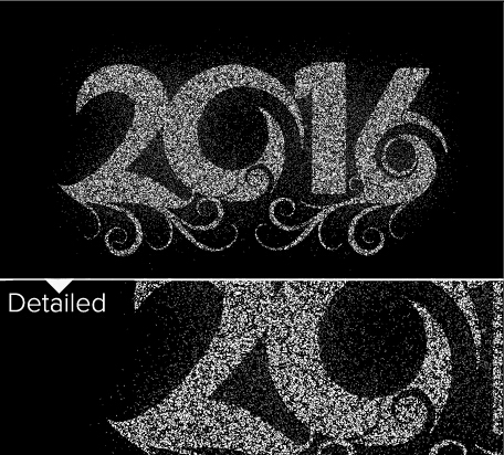 2016 new year design black  vector 07