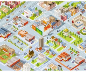 3D urban models vector material