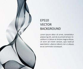 Abstract waves modern background art vectors 08