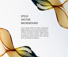 Abstract waves modern background art vectors 09