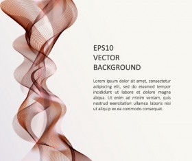 Abstract waves modern background art vectors 16