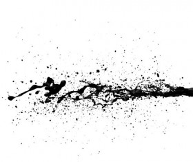 Black Ink Splash Photoshop brushes