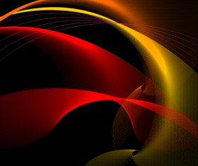 Blurs background with abstract wavy vector