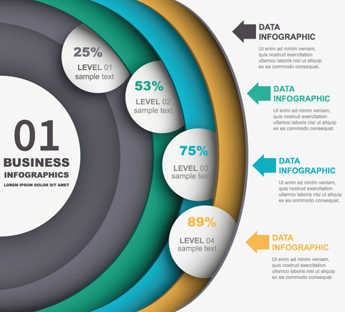 Business Infographic creative design 3708