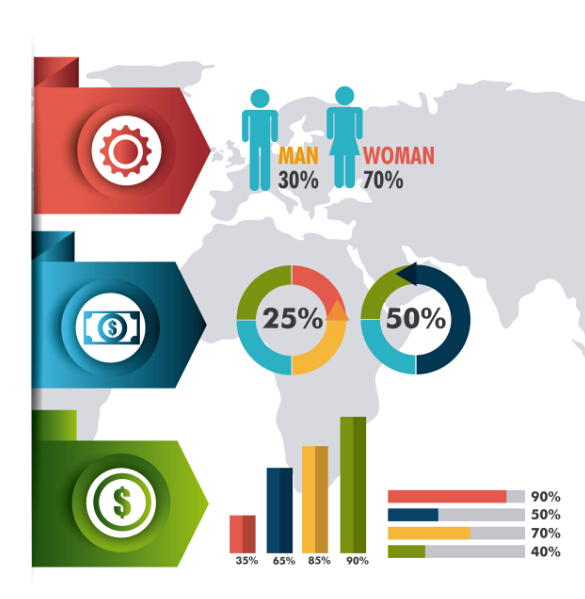 Business Infographic creative design 3712