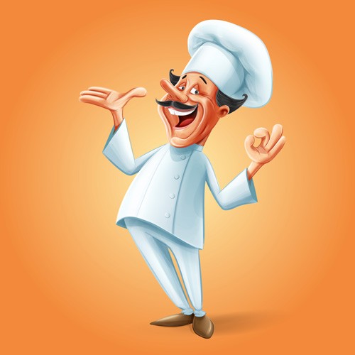 Funny Italian Chef Cartoon