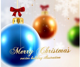 Christmas ball holiday illustration vector