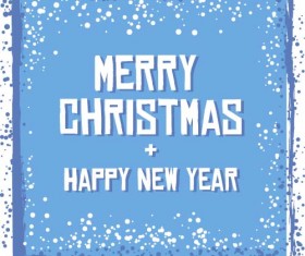 Christmas cards grunge styles vector 03