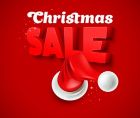 Christmas discounts sale vector material 03