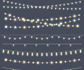 Defocused Christmas Lights vector free download