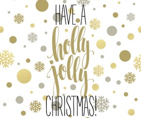 Christmas snowflake with round dot pattern vector 02