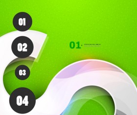 Circle elements business template vector 03