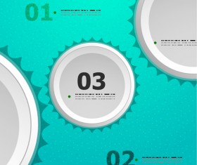 Circle elements business template vector 06