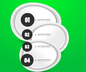 Circle elements business template vector 12