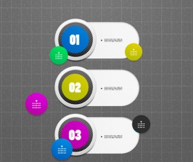 Circle elements business template vector 18