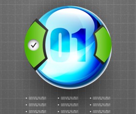 Circle elements business template vector 19