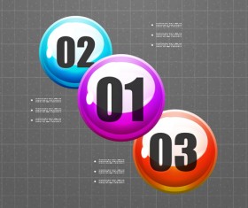 Circle elements business template vector 23
