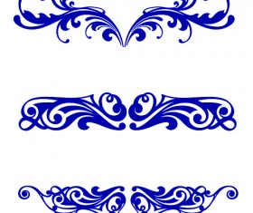 Classical floral pattern brushes