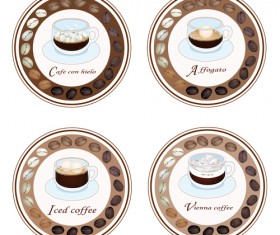 Coffee badge design vectors 01
