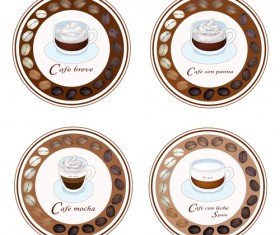 Coffee badge design vectors 05